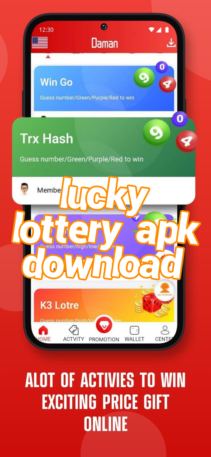 lucky lottery apk download Screenshots